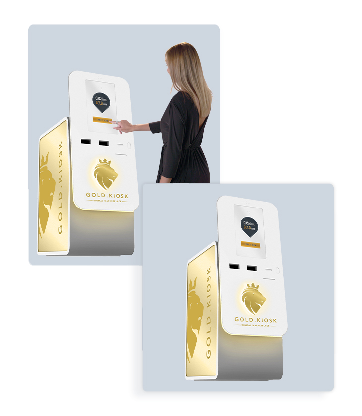 Gold.Kiosk unit